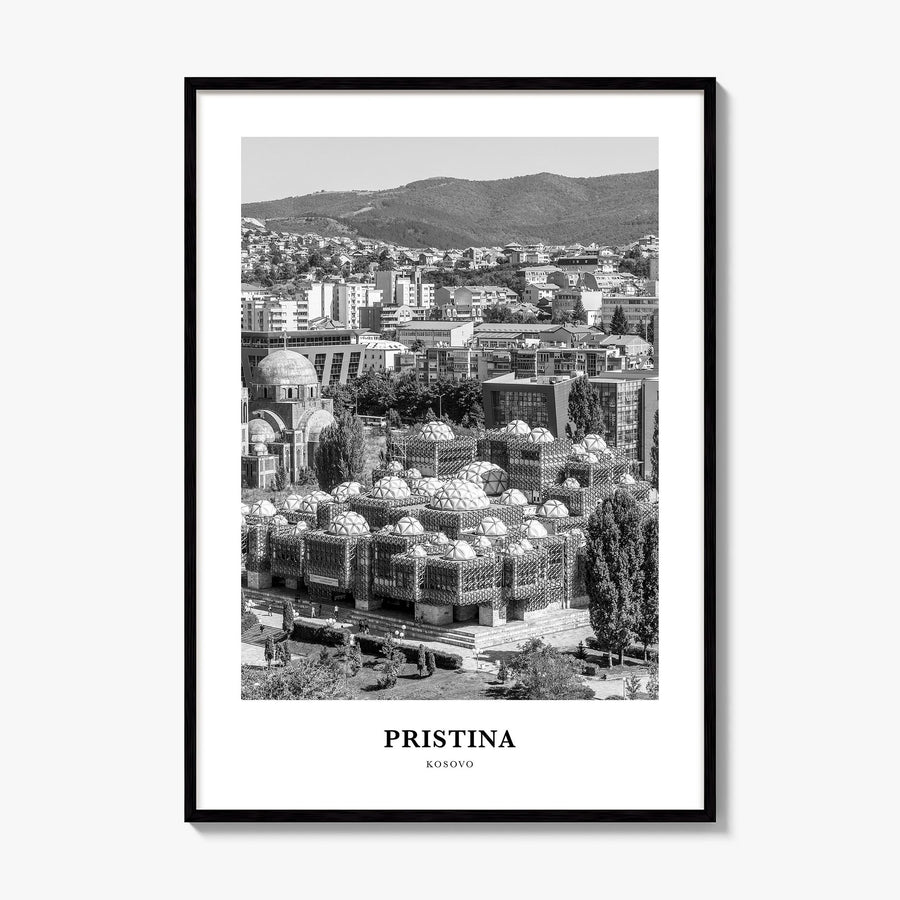 Pristina Classic Poster, framed poster mockup