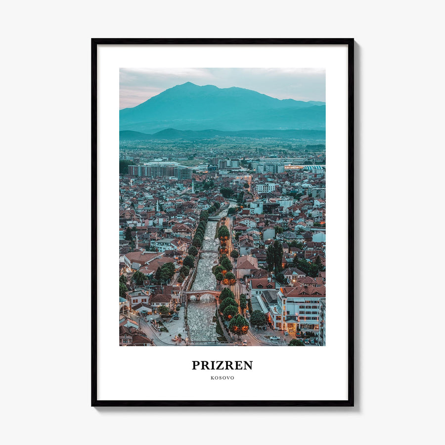Prizren Classic No 2 Poster, framed poster mockup