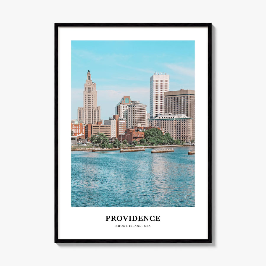 Providence Classic Poster, framed poster mockup