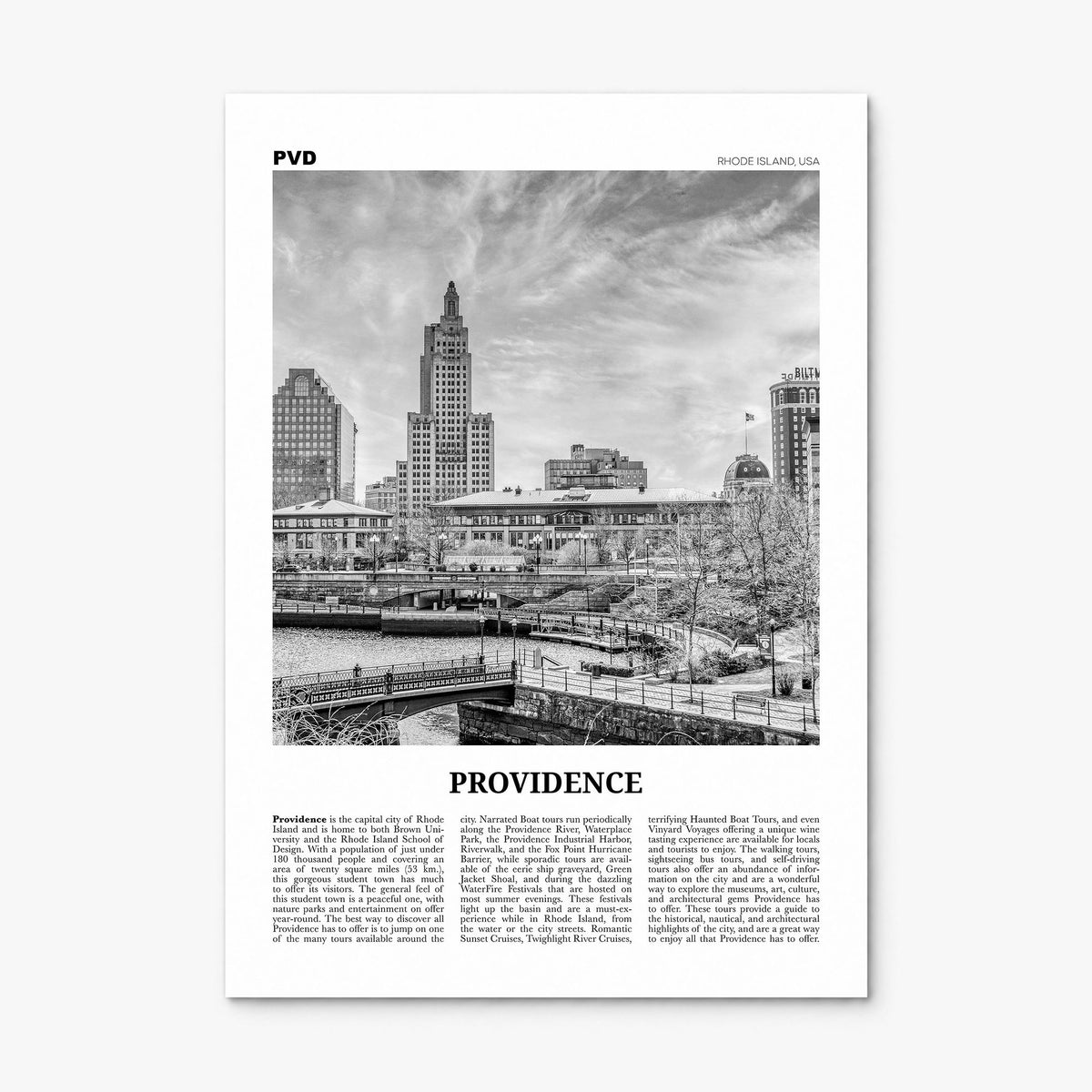 Providence Newspaper Poster, print only (unframed)