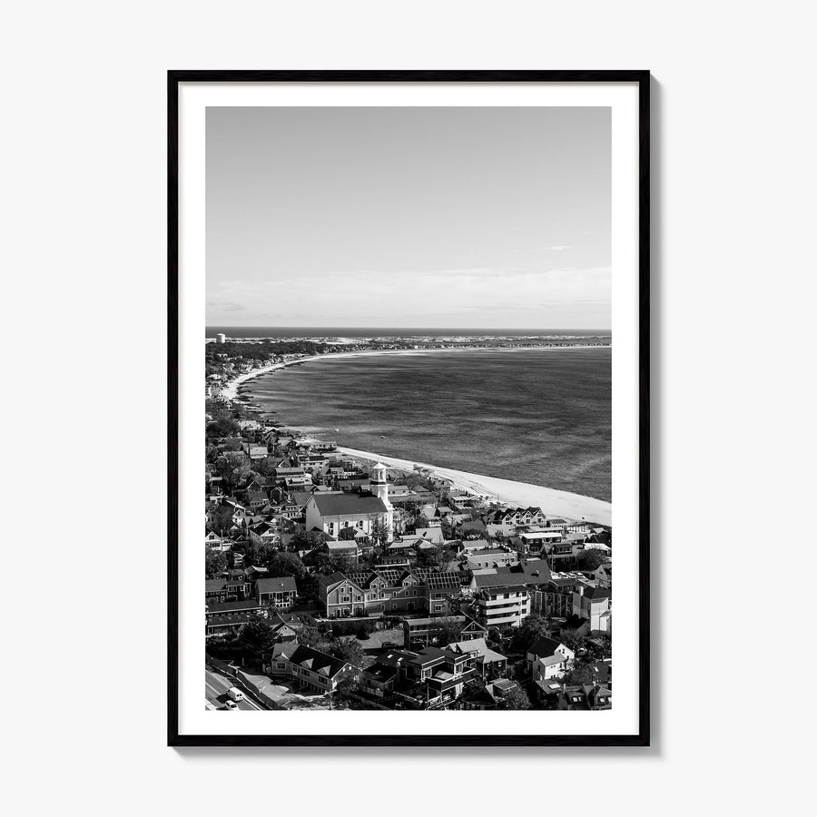 Provincetown Photo Poster, framed poster mockup, white border