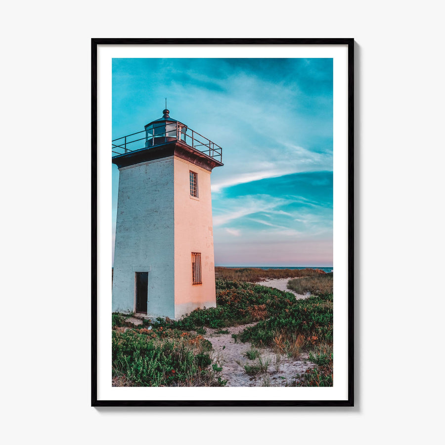 Provincetown Photo Poster, framed poster mockup, white border