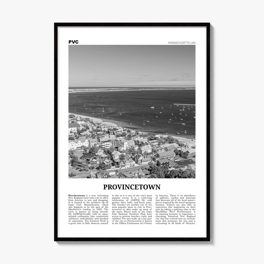 Provincetown Newspaper Poster, framed poster mockup