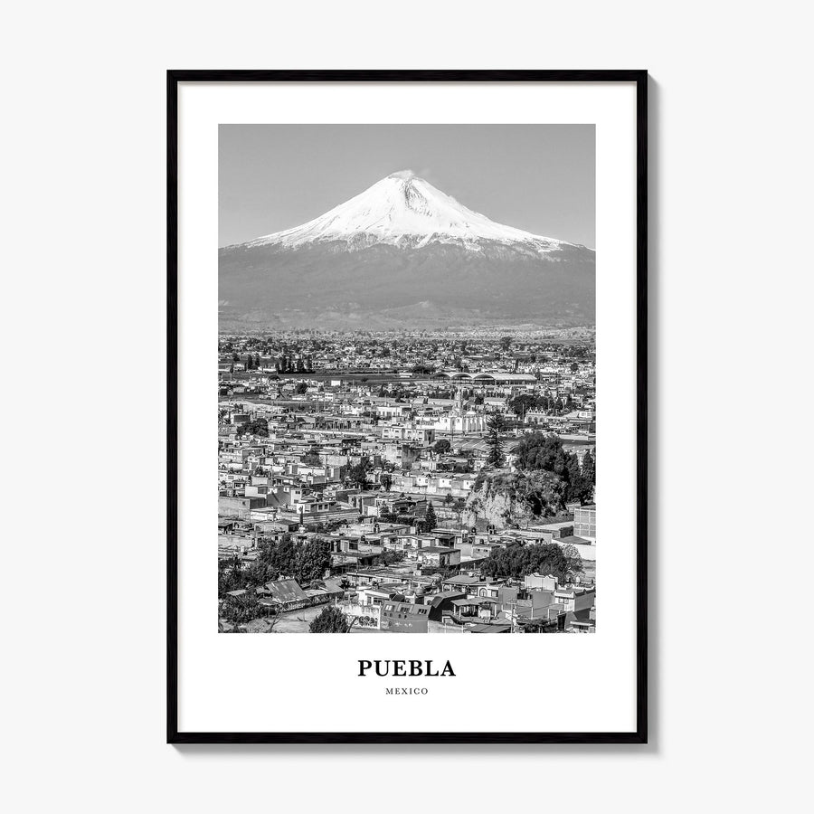 Puebla Classic Poster, framed poster mockup