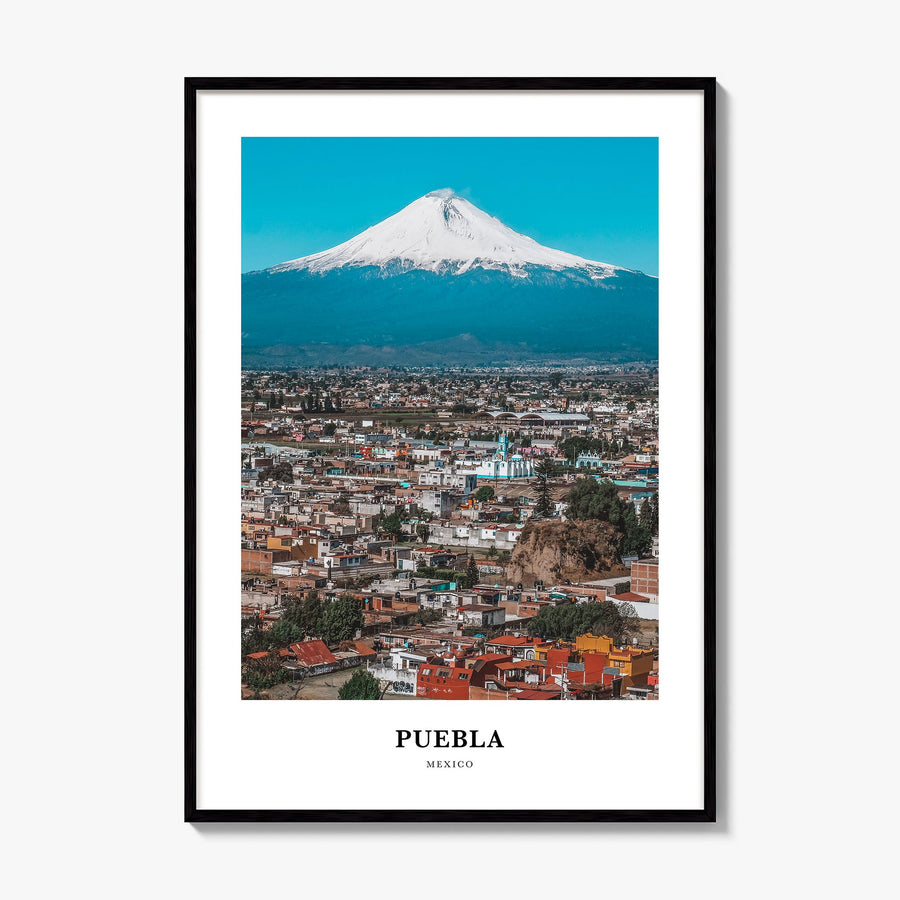 Puebla Classic Poster, framed poster mockup