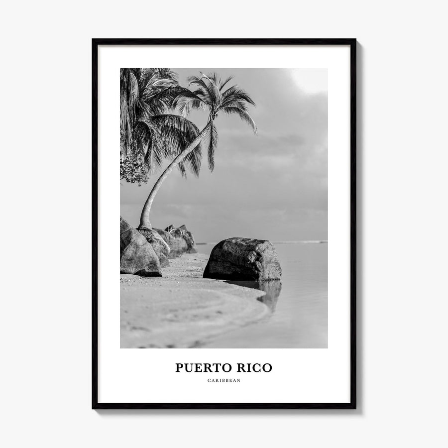 Puerto Rico Classic No 1 Poster, framed poster mockup