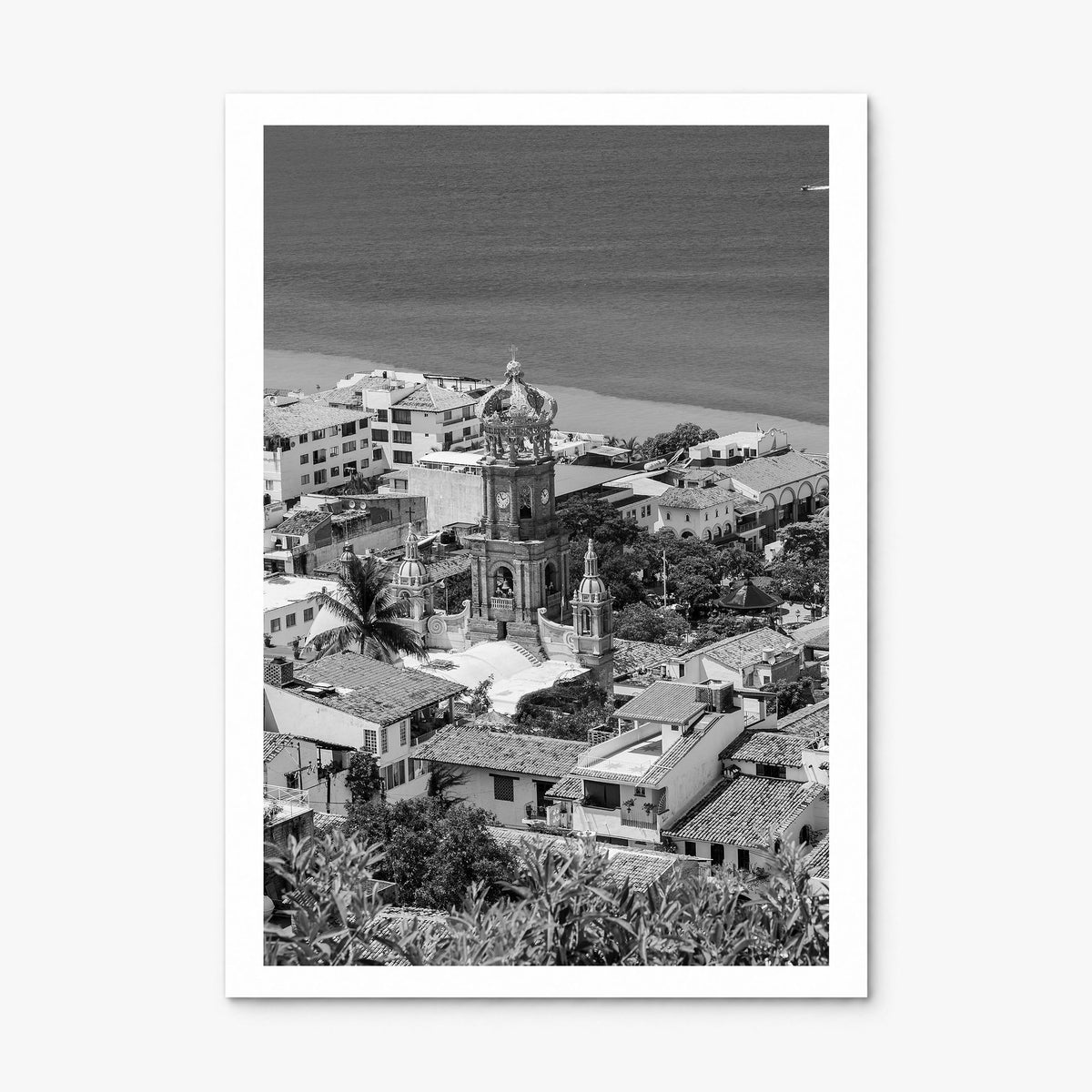 Puerto Vallarta Photo Poster, print only (unframed), white border