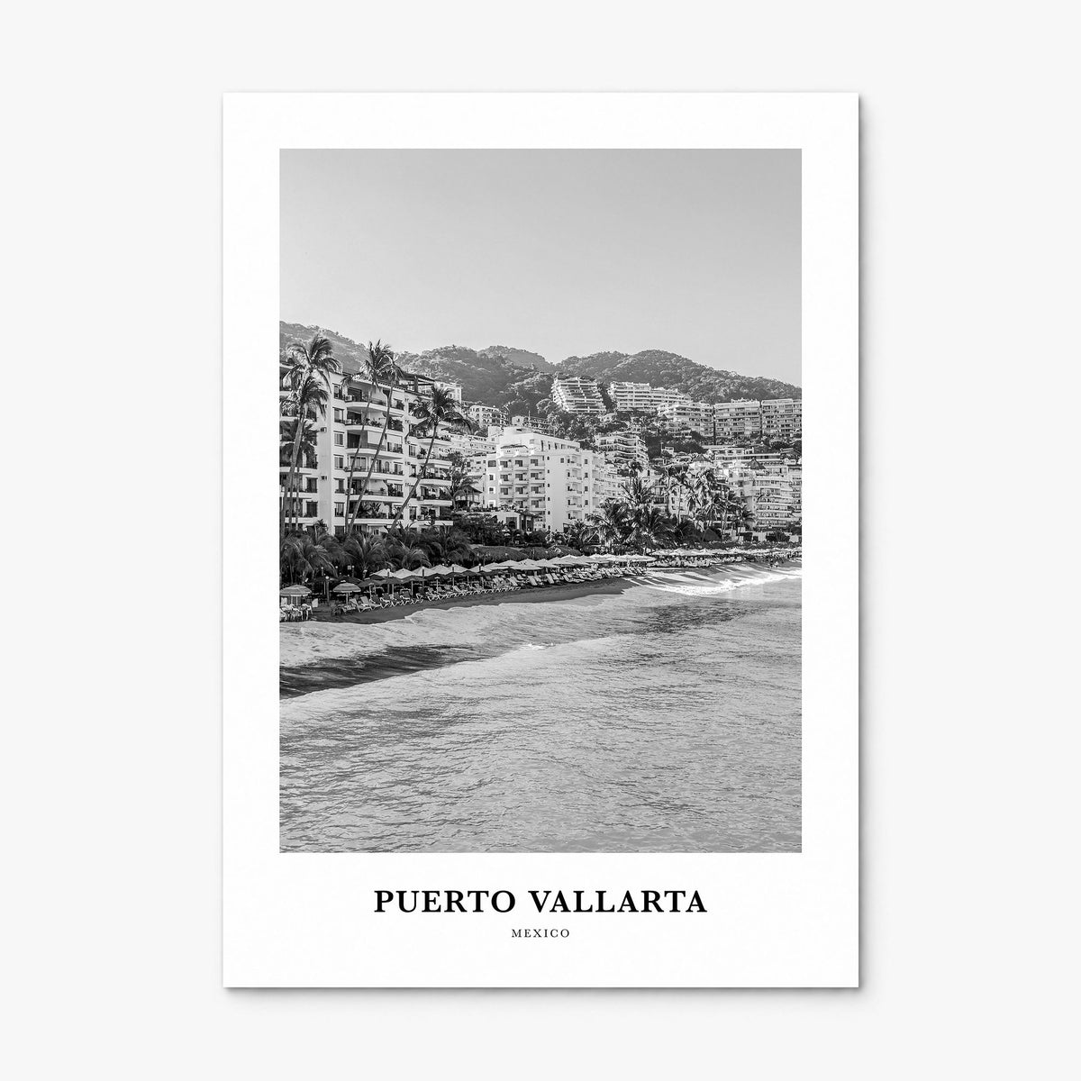 Puerto Vallarta Classic Poster, print only (unframed)
