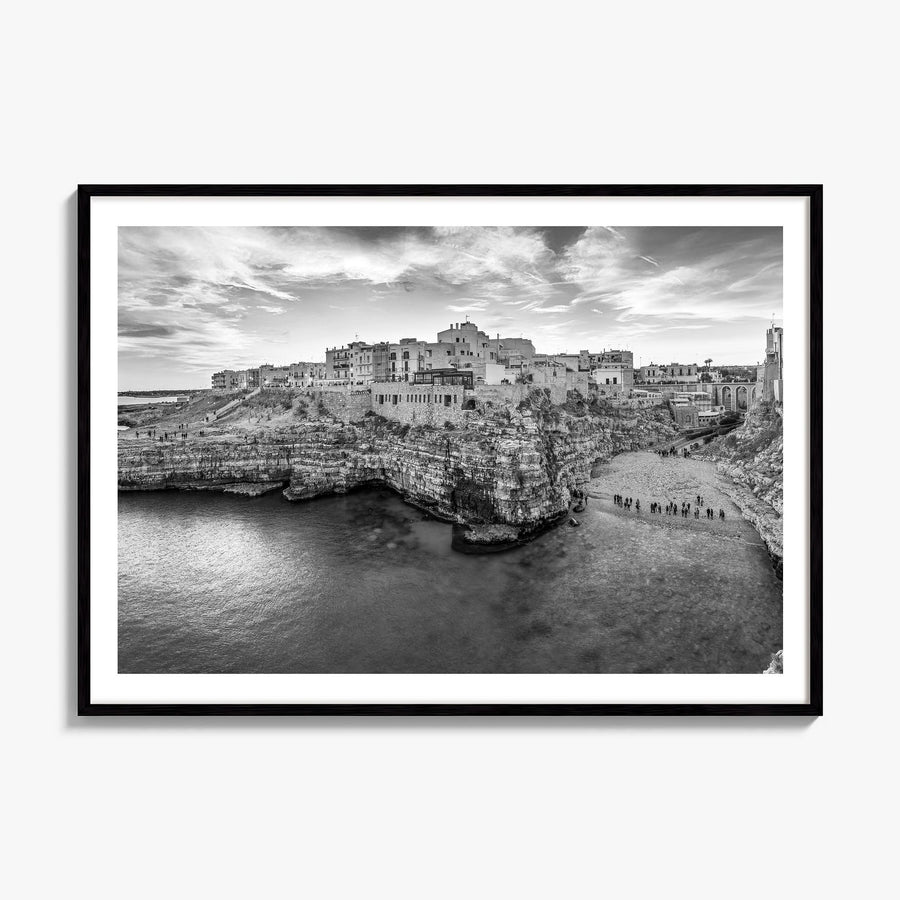 Apulia Photo Poster, framed poster mockup, white border
