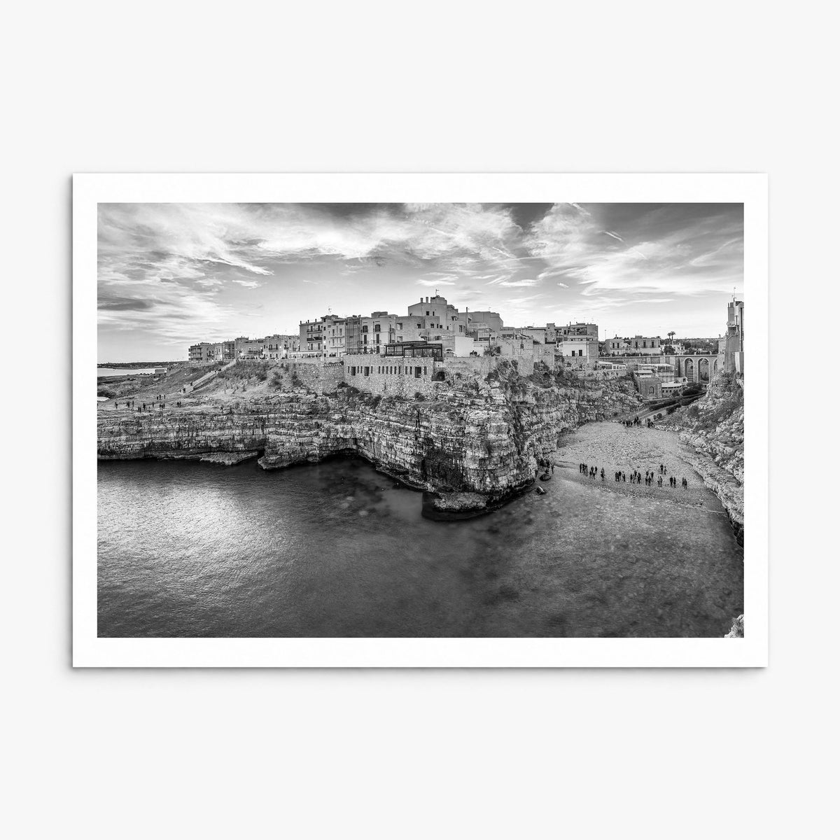 Apulia Photo Poster, print only (unframed), white border