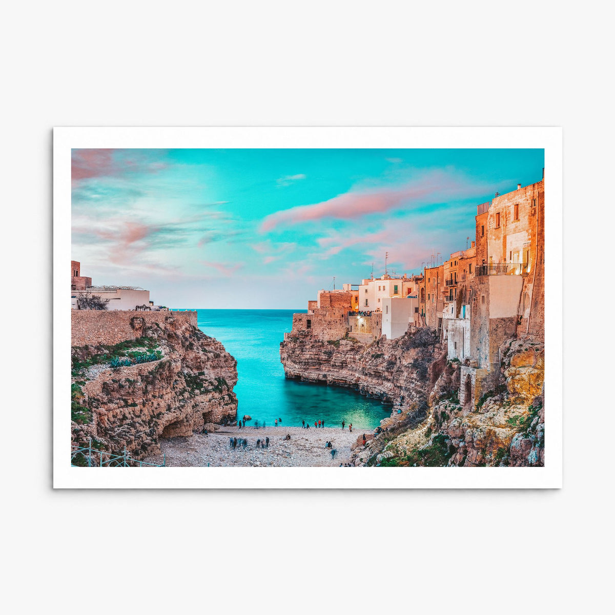 Apulia Photo Poster, print only (unframed), white border