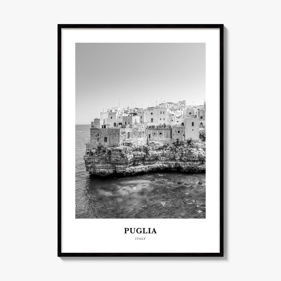 Puglia Classic Poster, framed poster mockup