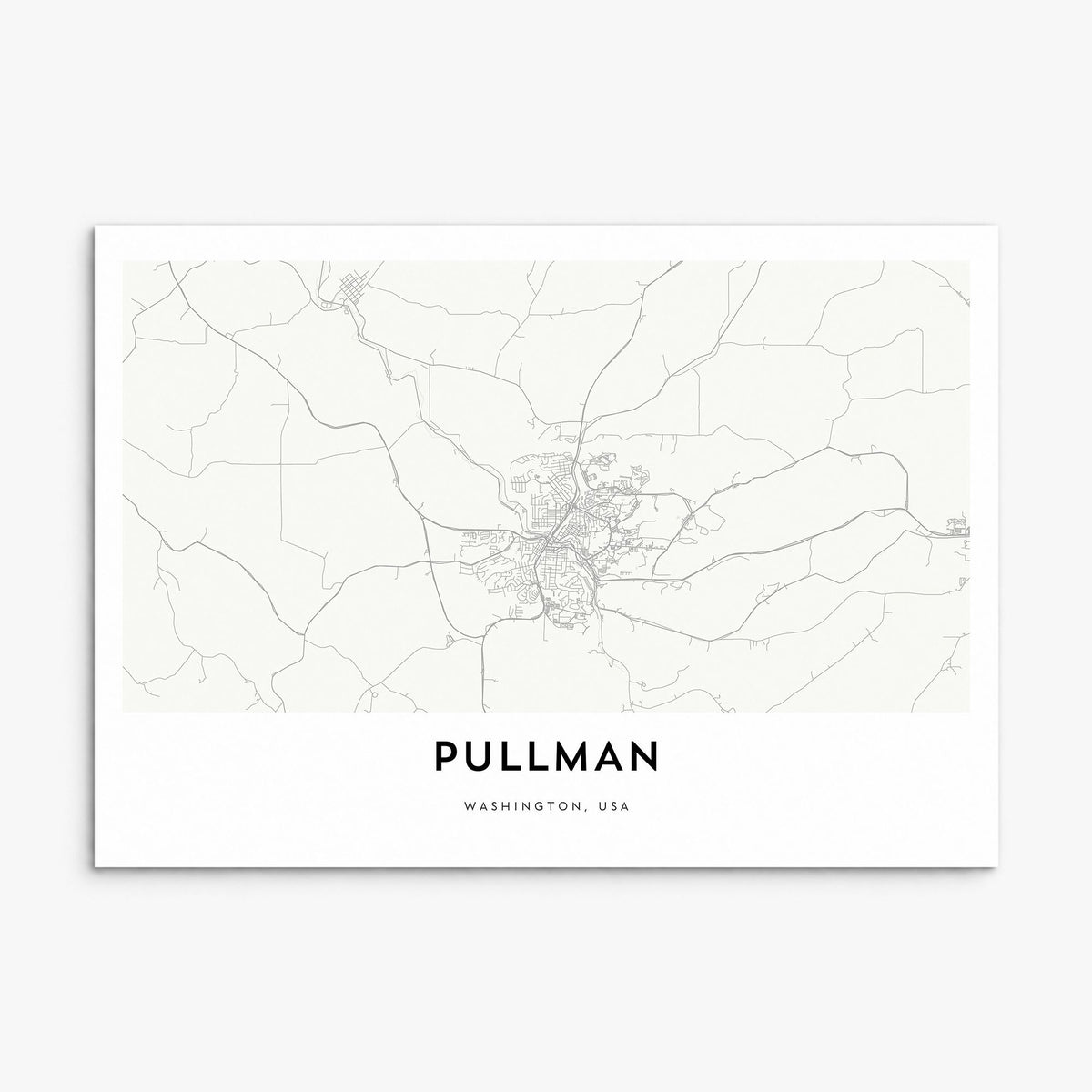 Pullman Map Poster, print only (unframed)
