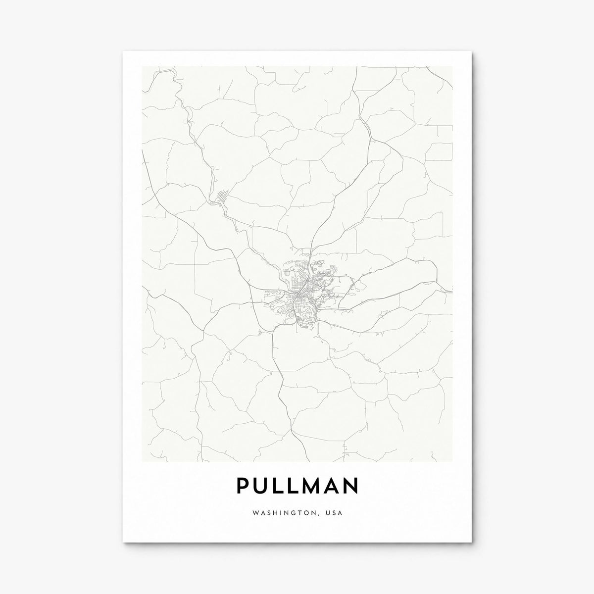 Pullman Map Poster, print only (unframed)