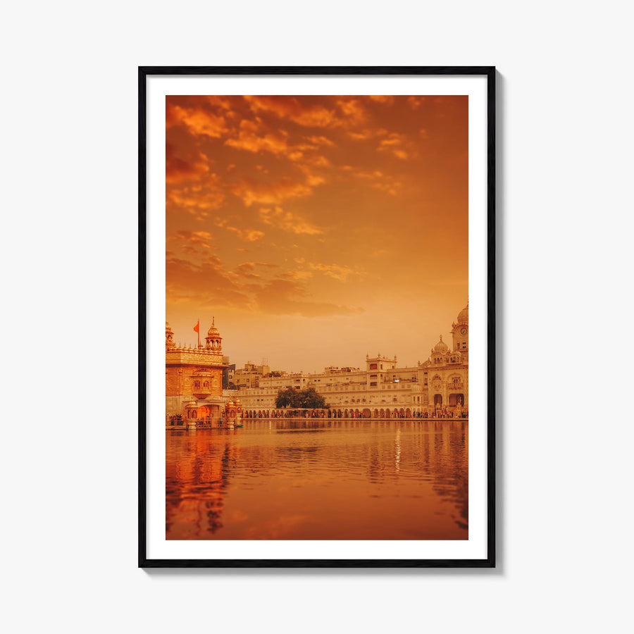 Punjab no. 2 colorful photo poster of India – vertical wall art, unframed print shown in interior mockup