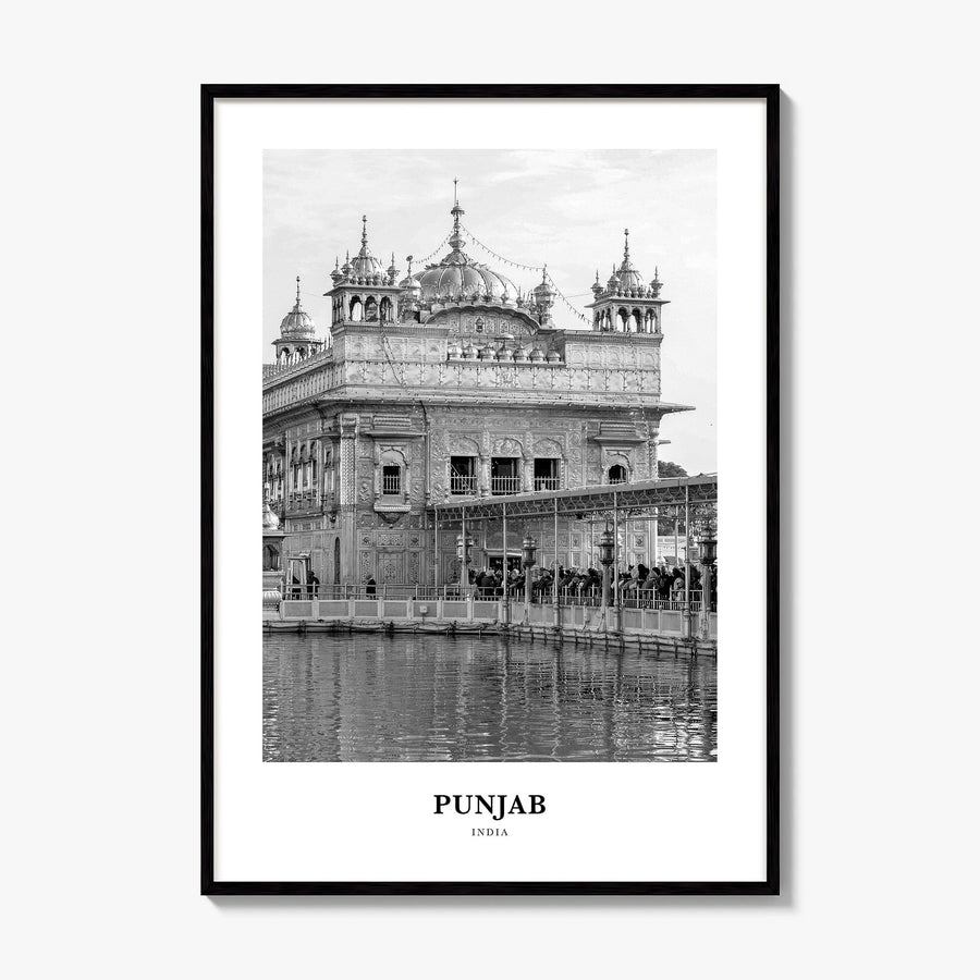 Punjab Classic Poster, framed poster mockup