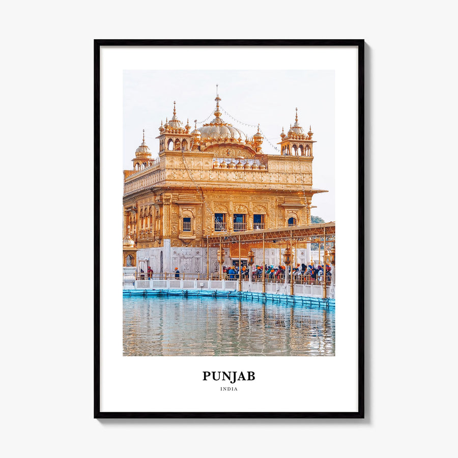 Punjab Classic Poster, framed poster mockup