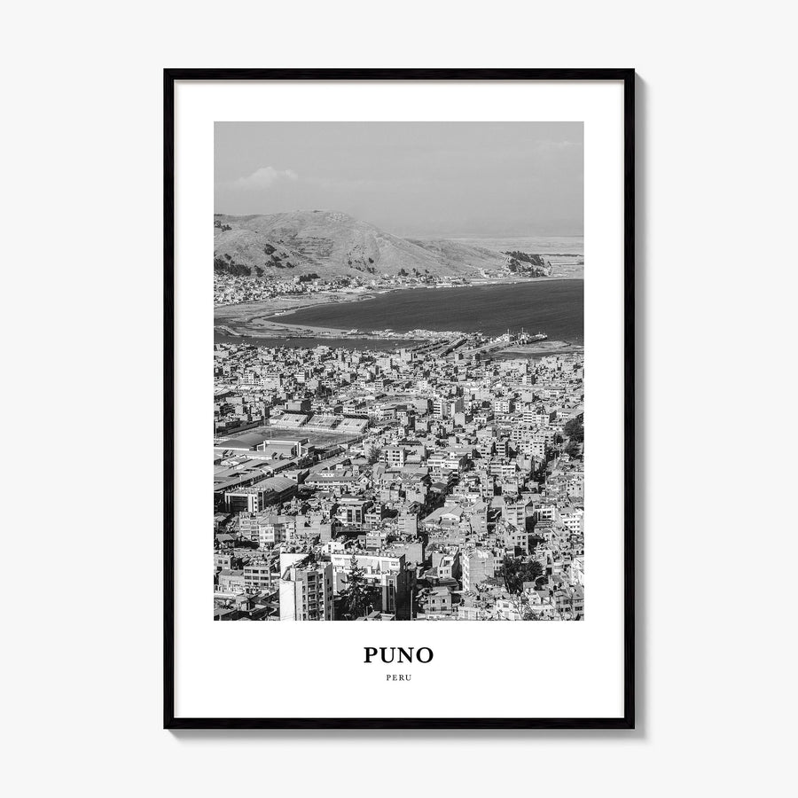 Puno Classic Poster, framed poster mockup