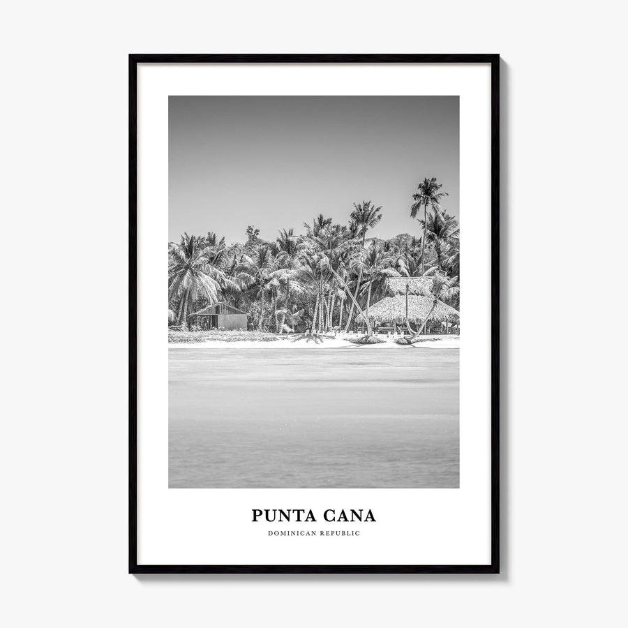 Punta Cana Classic Poster, framed poster mockup
