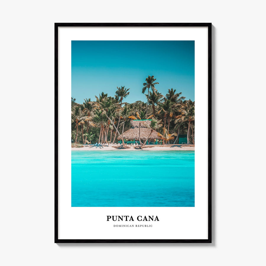 Punta Cana Classic Poster, framed poster mockup