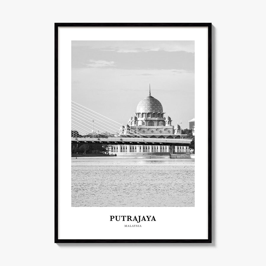 Putrajaya Classic Poster, framed poster mockup