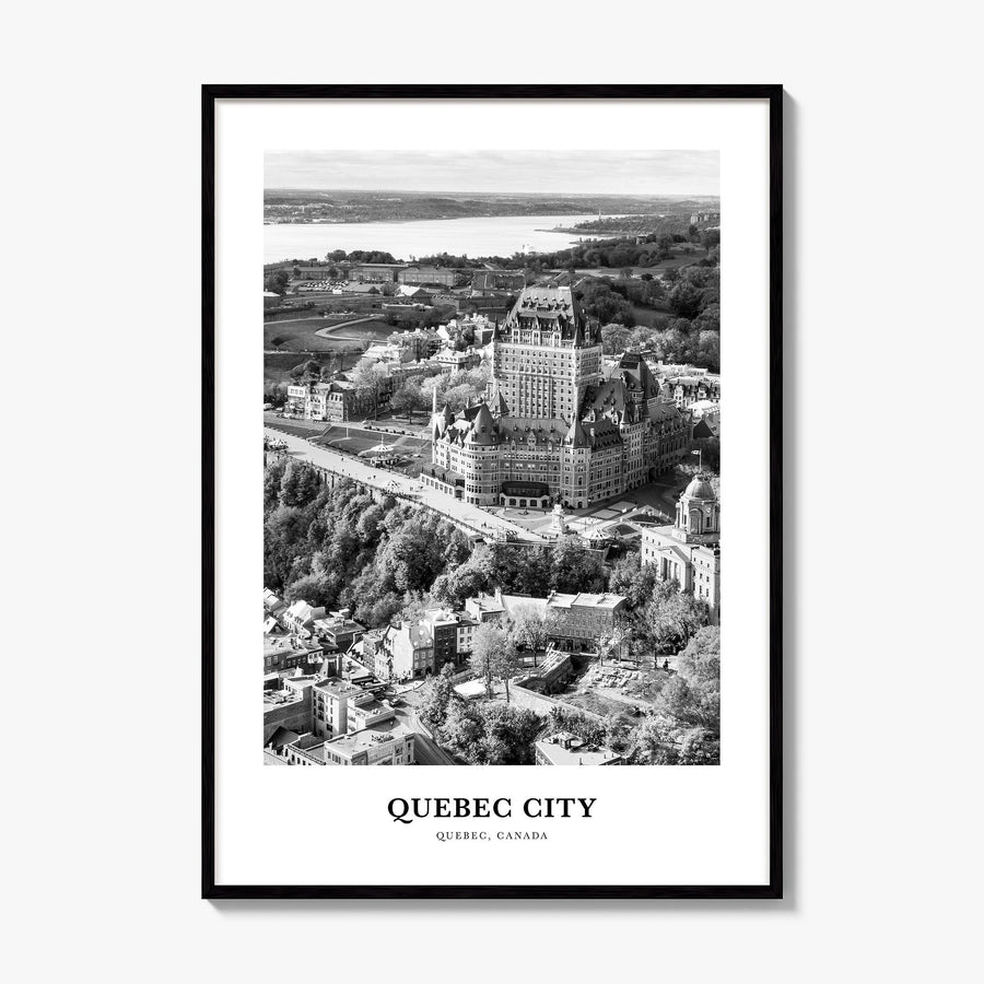Quebec City Classic No 1 Poster, framed poster mockup
