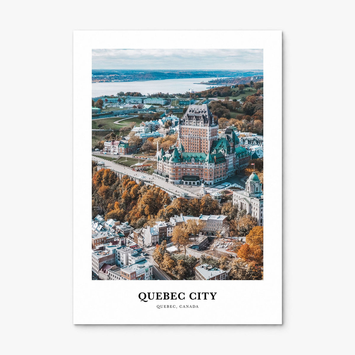 Quebec City Classic Poster, print only (unframed)
