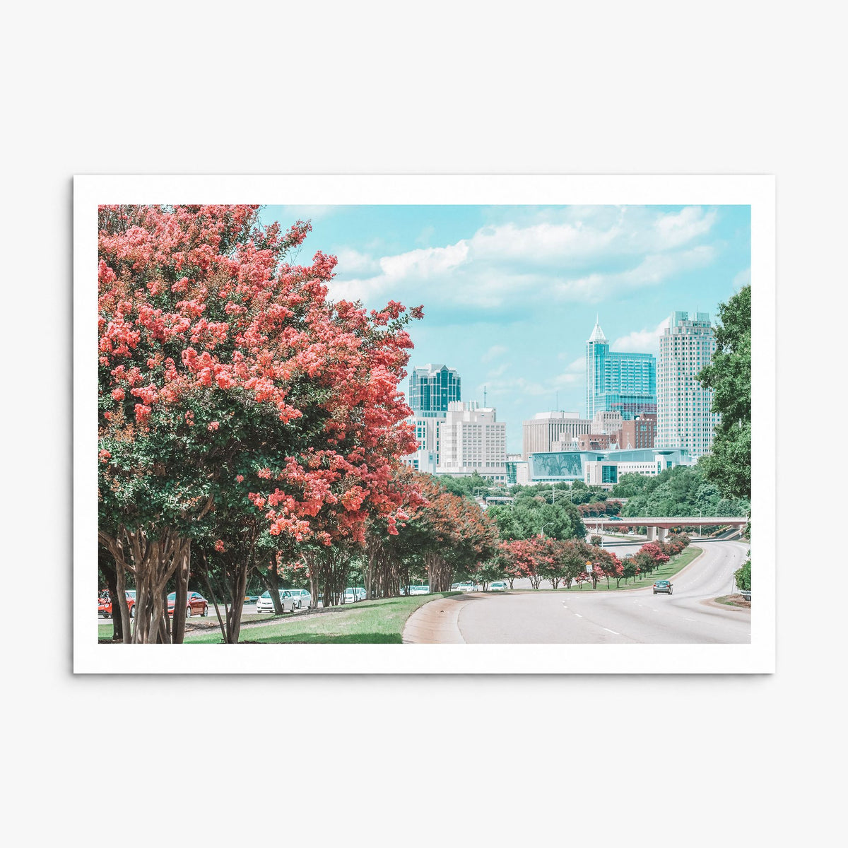 Raleigh Photo Poster, print only (unframed), white border