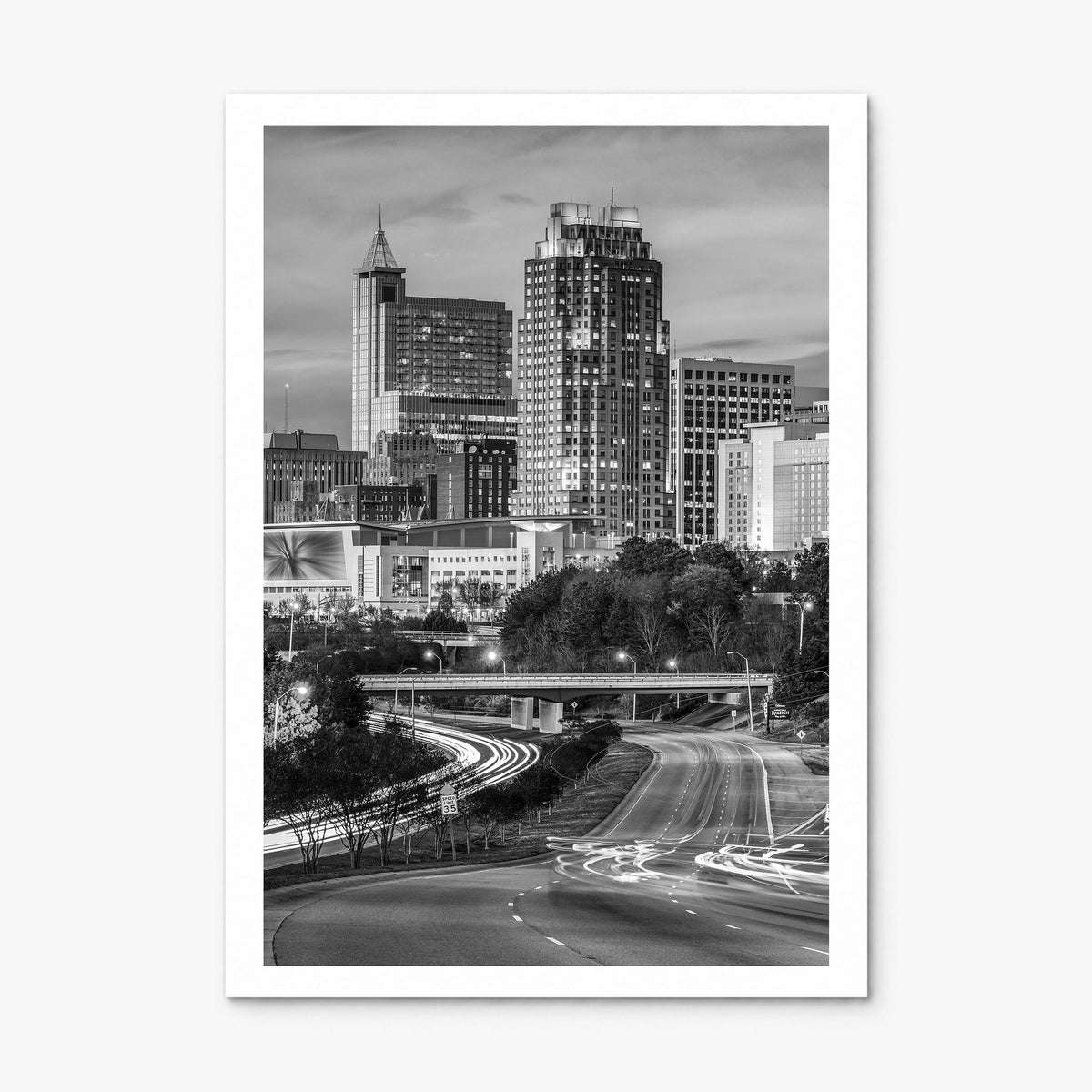 Raleigh Photo No 2 Poster, print only (unframed), white border