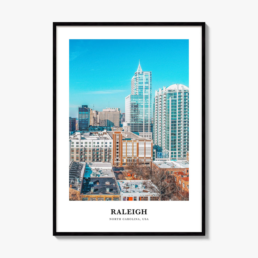 Raleigh Classic Poster, framed poster mockup