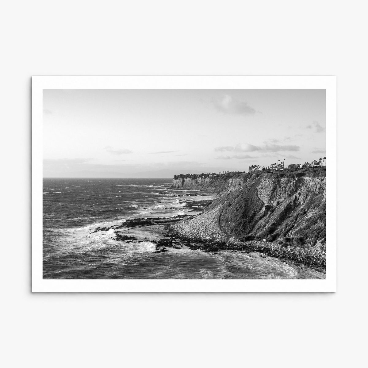 Rancho Palos Verdes Photo Poster, print only (unframed), white border