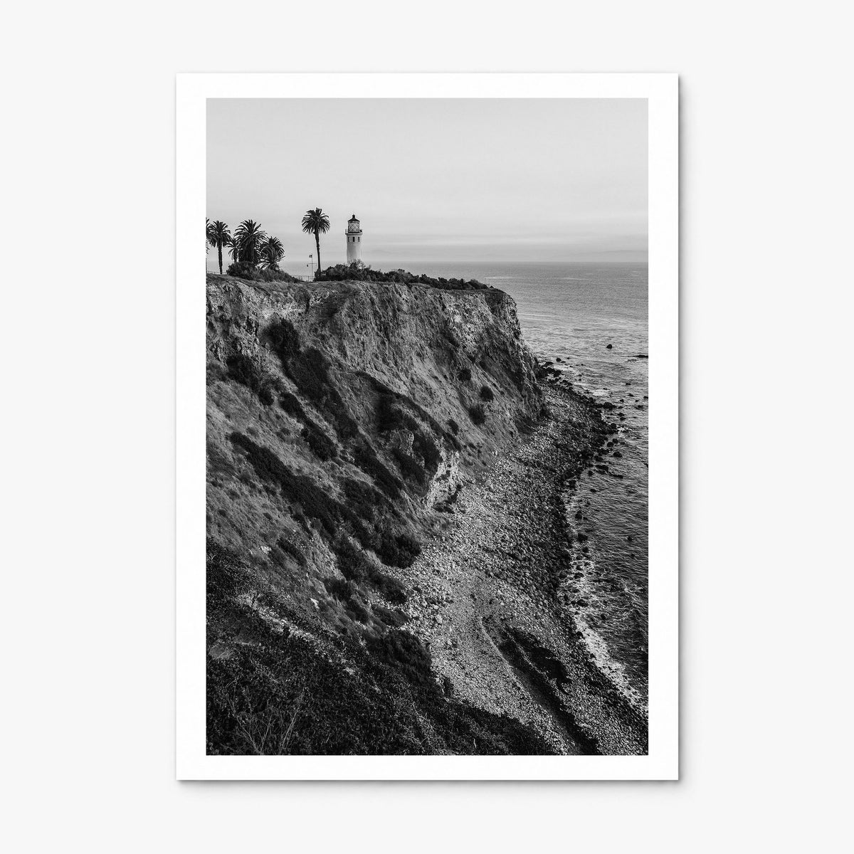 Rancho Palos Verdes Photo Poster, print only (unframed), white border