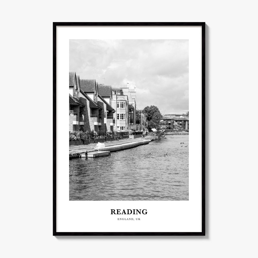 Reading, England Classic Poster, framed poster mockup