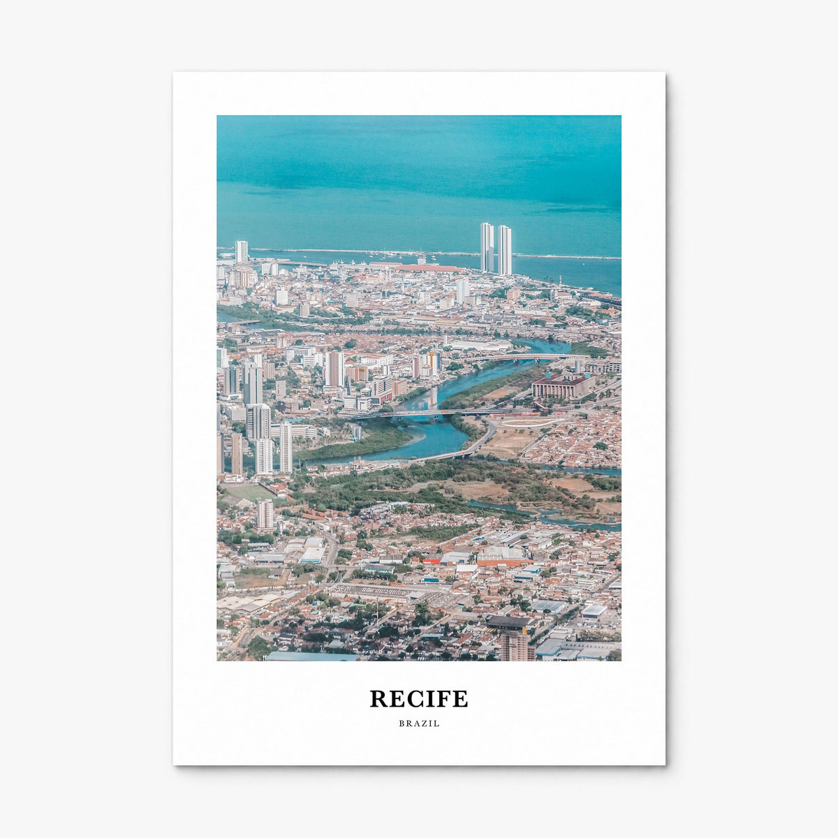 Recife Classic Poster, print only (unframed)