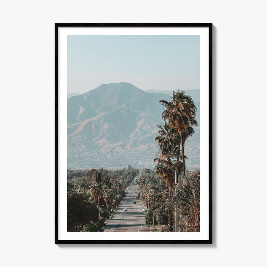 Redlands Photo Poster, framed poster mockup, white border