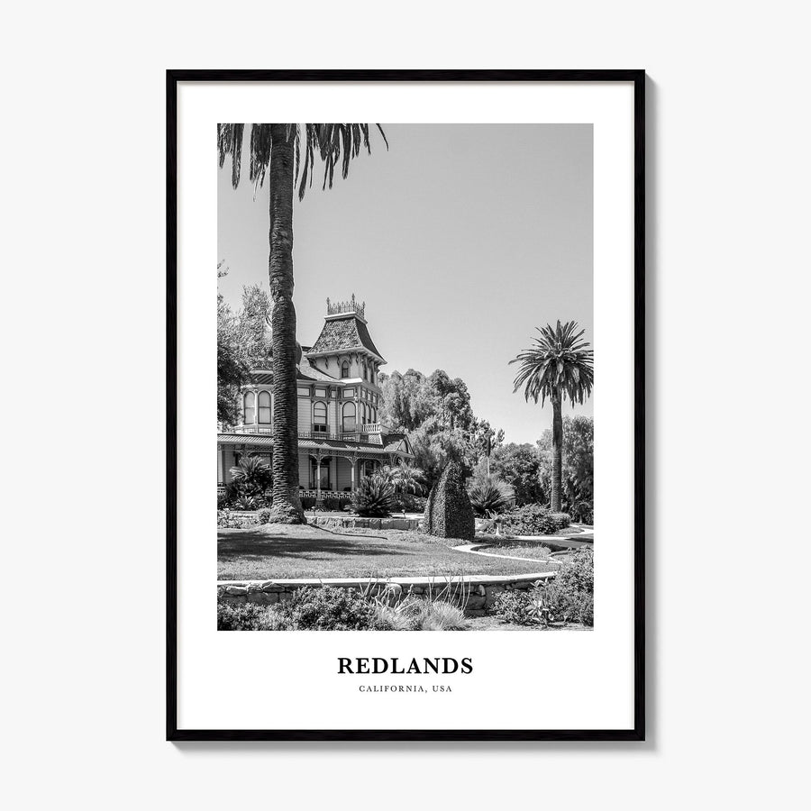 Redlands Classic Poster, framed poster mockup
