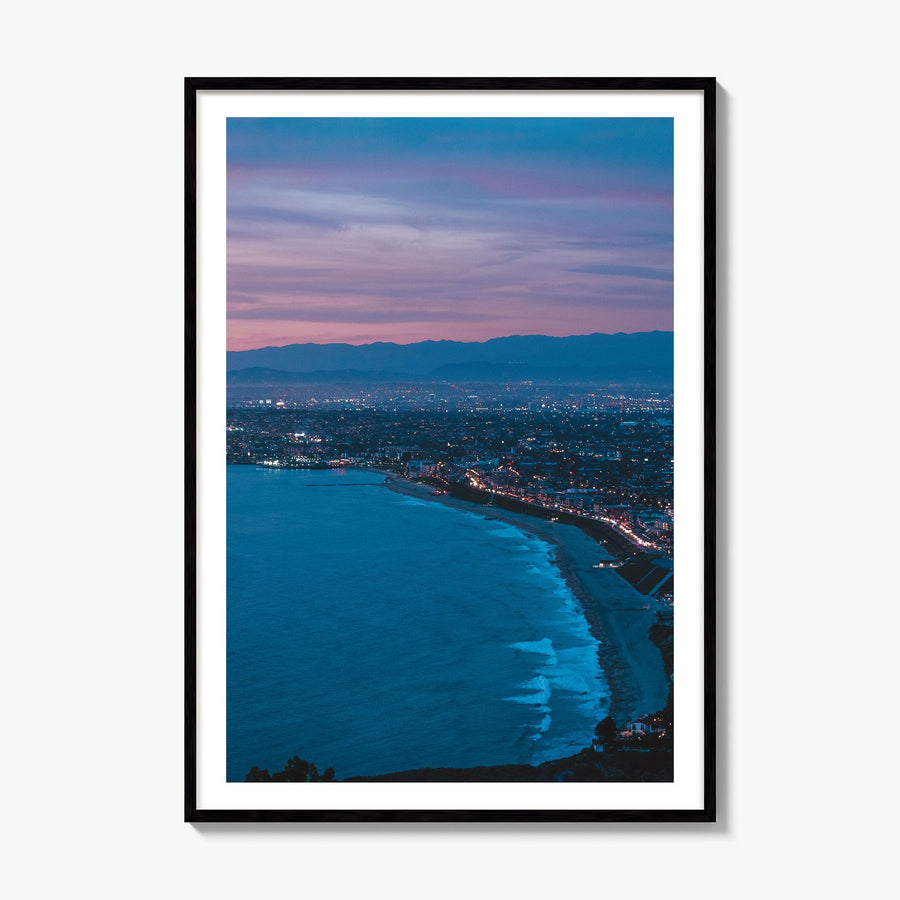 Redondo Beach Photo No 2 Poster, framed poster mockup, white border