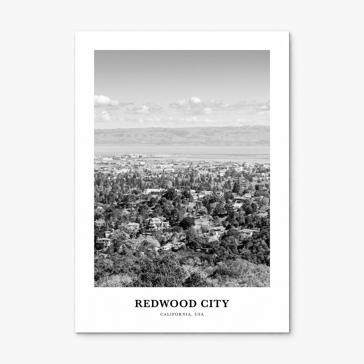 Redwood City Classic Poster, print only (unframed)