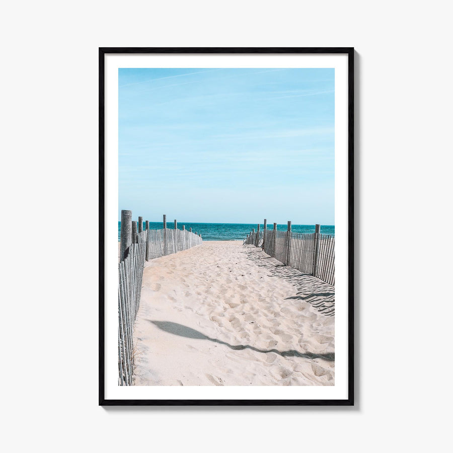 Rehoboth Beach colorful photo poster of Delaware, USA – vertical wall art, unframed print shown in interior mockup