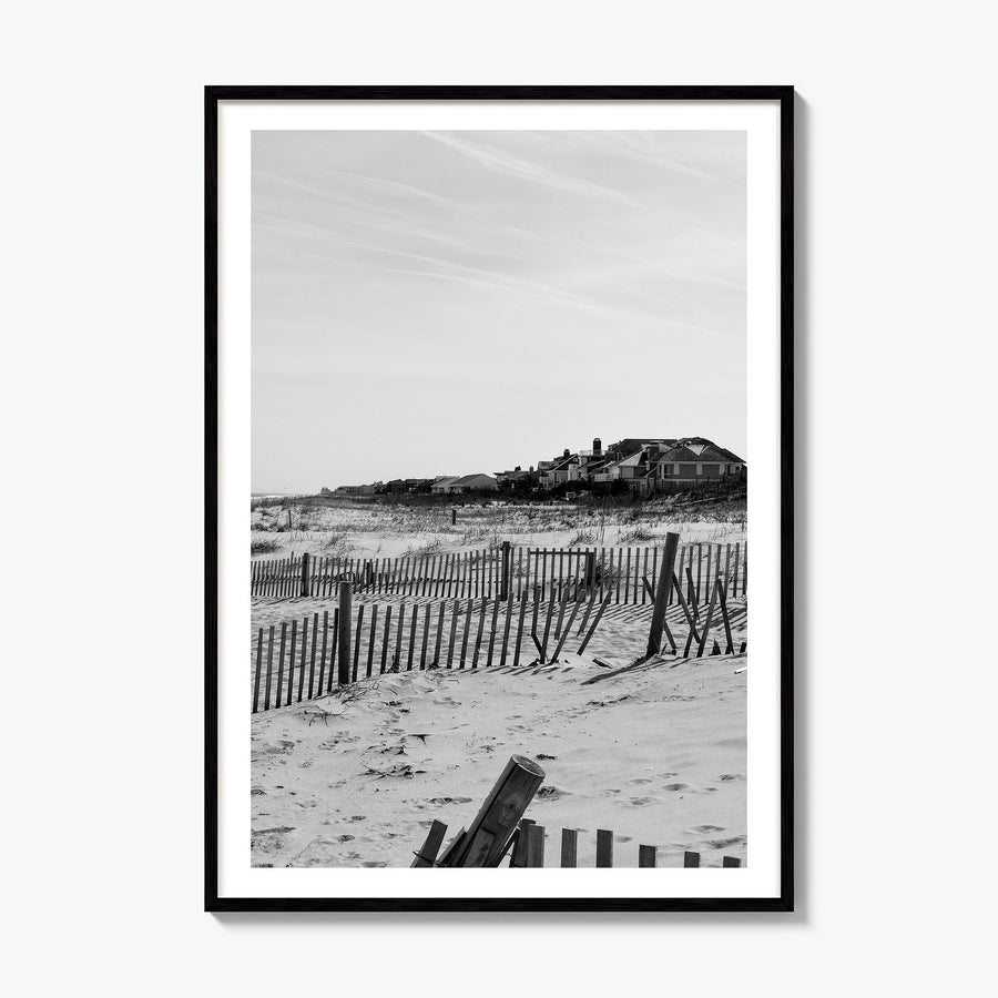 Rehoboth Beach Photo Poster, framed poster mockup, white border