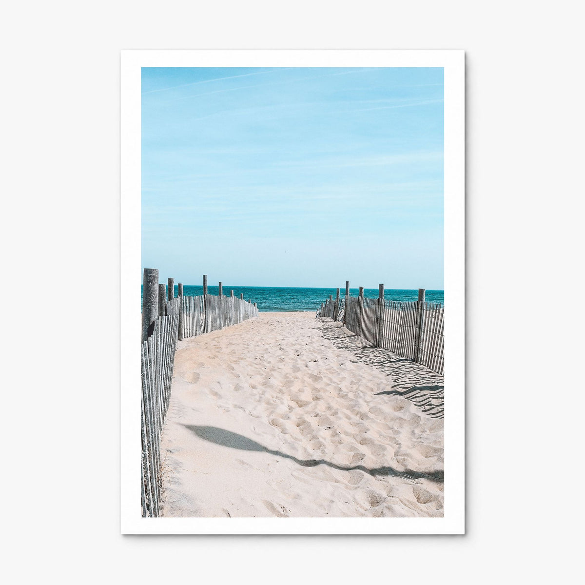 Rehoboth Beach Photo Poster, print only (unframed), white border