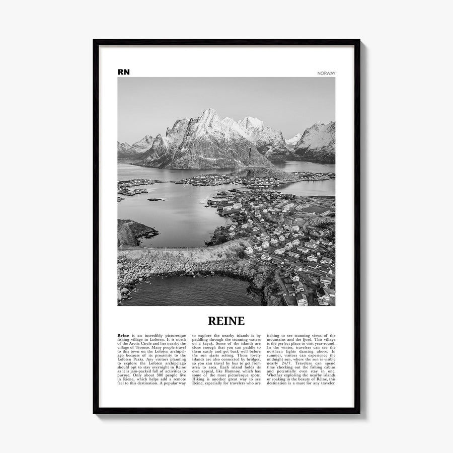 Reine Newspaper Poster, framed poster mockup
