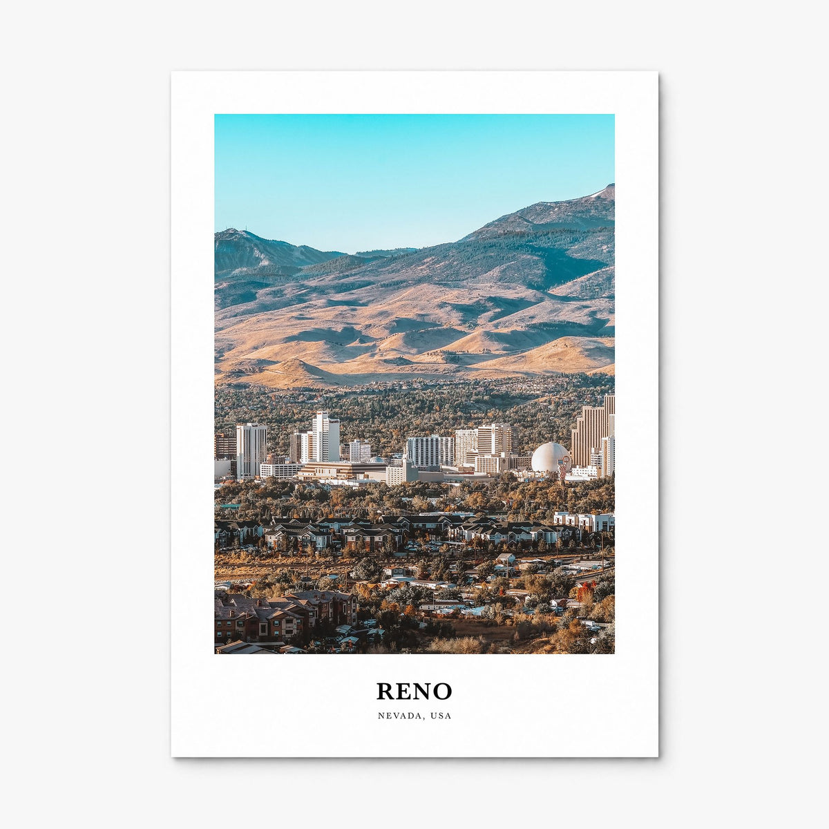 Reno Classic Poster, print only (unframed)