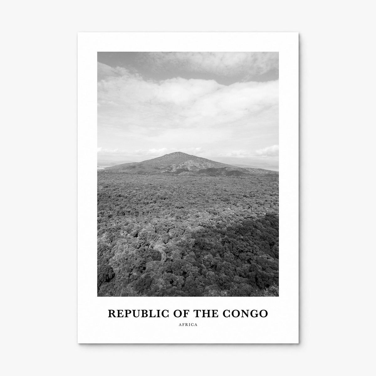 Republic of the Congo Classic Poster, print only (unframed)