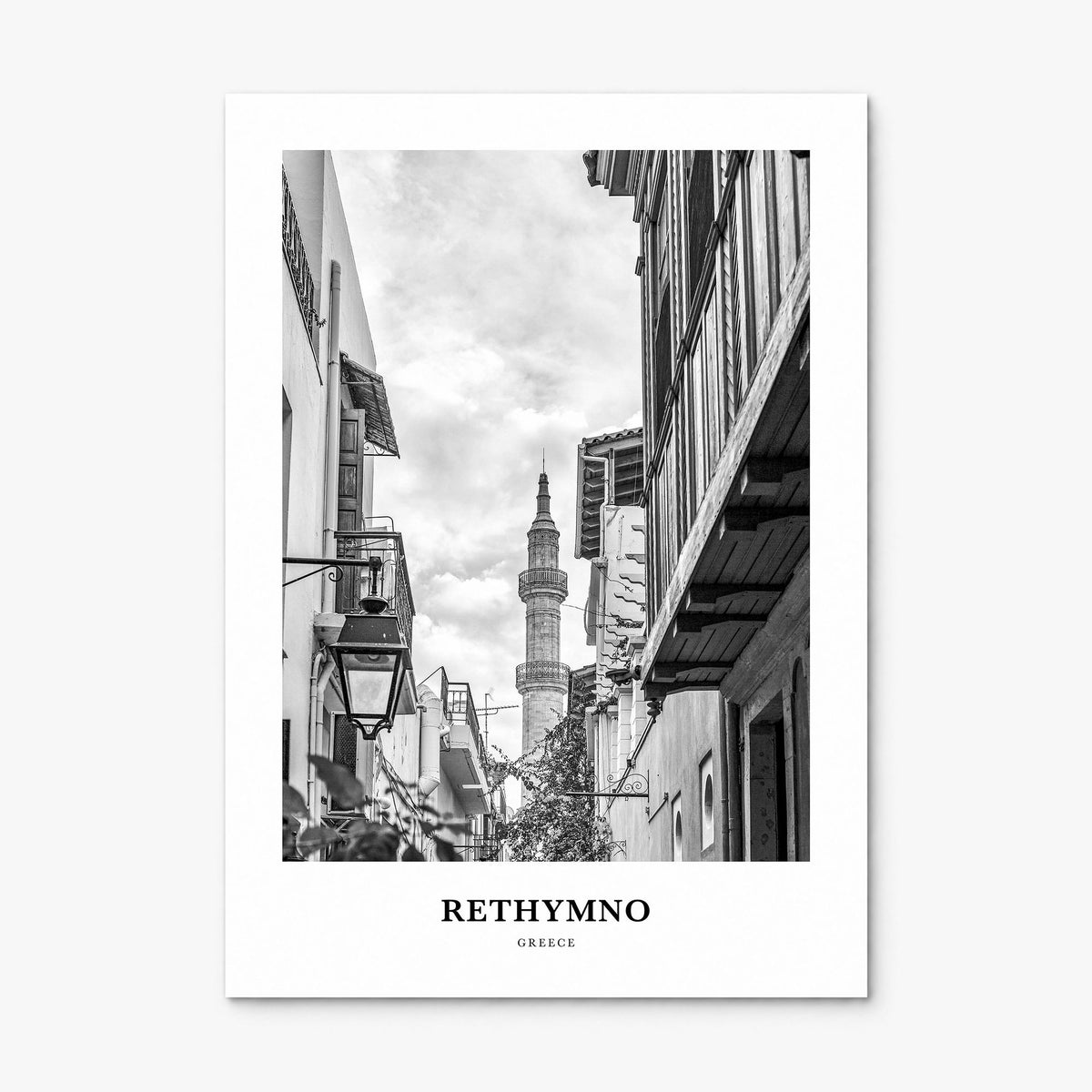 Rethymno Classic Poster, print only (unframed)