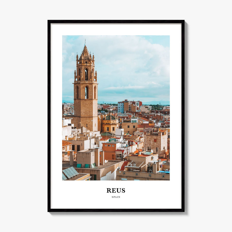 Reus Classic Poster, framed poster mockup