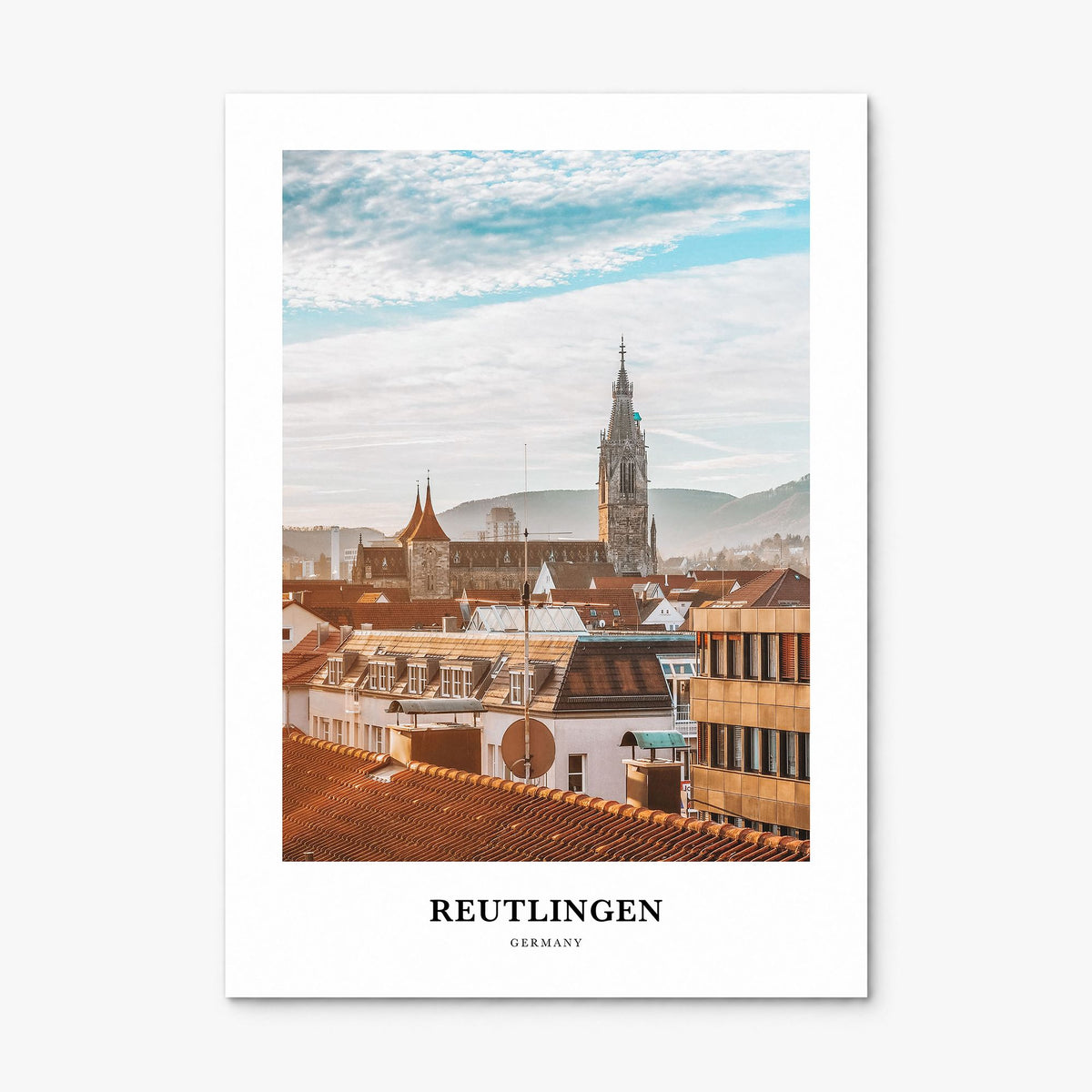 Reutlingen Classic Poster, print only (unframed)