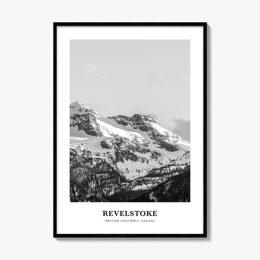Revelstoke Classic Poster, framed poster mockup