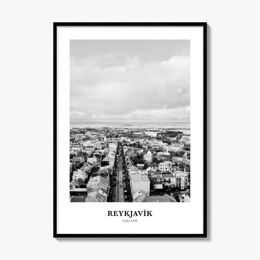 Reykjavík Classic Poster, framed poster mockup