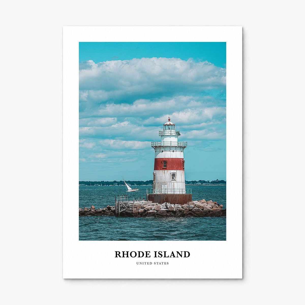 Rhode Island Classic Poster, print only (unframed)